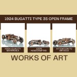 AJ088 1924 Bugatti Type 35 Open Frame 